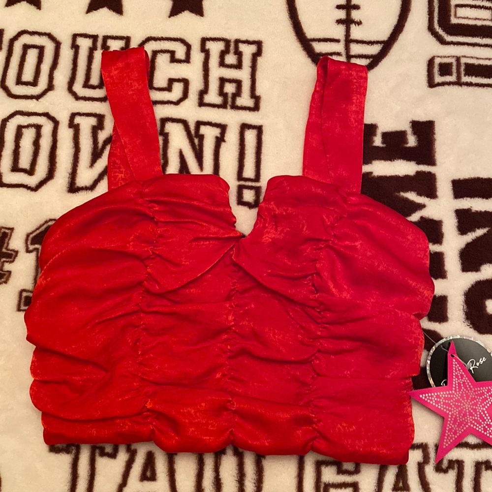 Red Crop Top